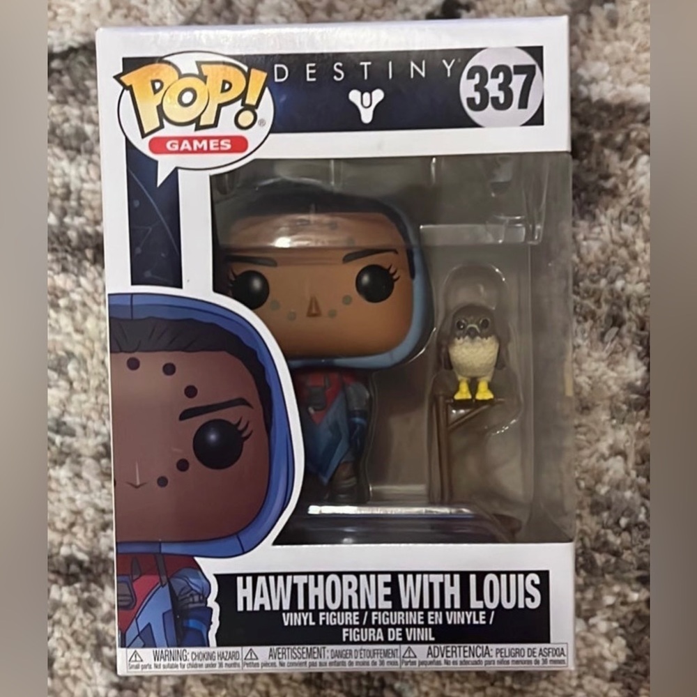 ☆VAULTED☆ Funko Pop! Video Game: Destiny: HAWTHORNE WITH LOUIS #337